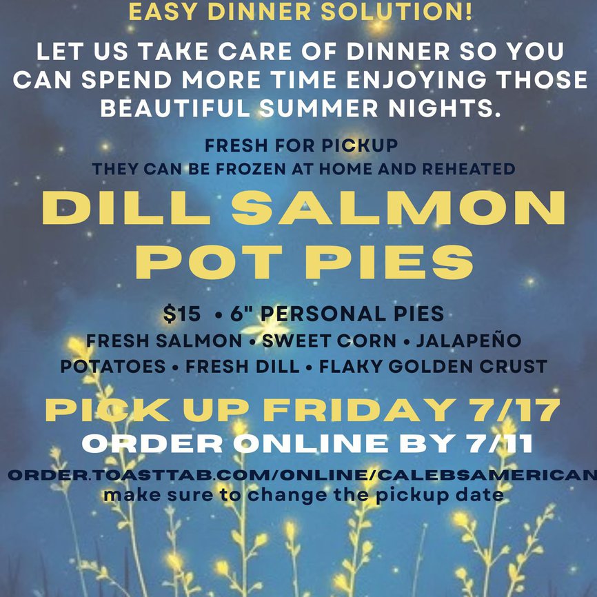 Pot pie night sky