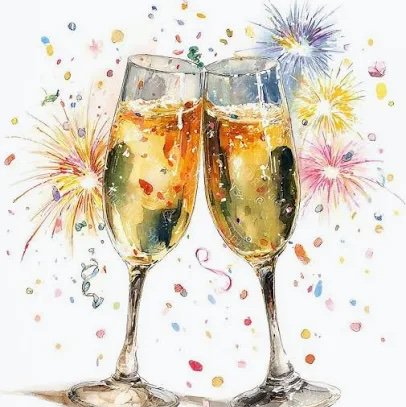 NYE flutes