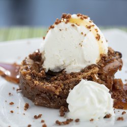 brownie with ice cream